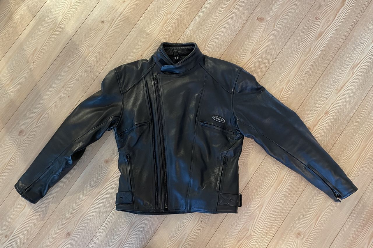Motorrad-Lederjacke, von Held